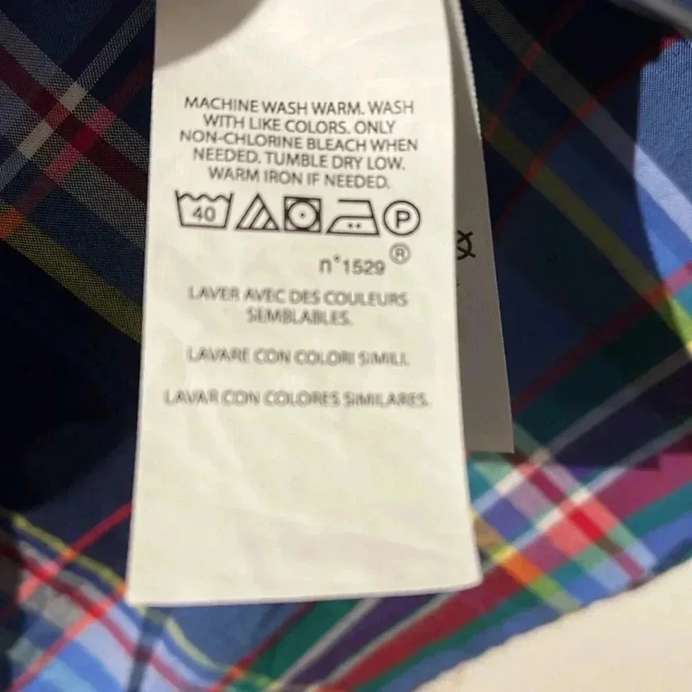 Ralph Lauren Long Sleeve Plaid Button Down Shirt Boys 3T - Picture 7 of 7